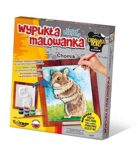 Wypukła malowanka Futrzaki - Chomik, Mirage Hobby