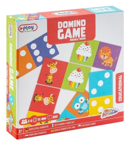 Gra - Domino dwustronne 28 kart, Grafix