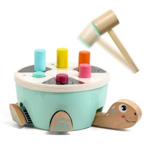 ŻÓŁW DREWNIANA WBIJANKA - GRA MOTORYCZNA