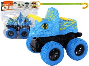 TERENÓWKA PCHACZ TRICERATOPS NIEBIESKI, LEANTOYS