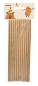 SŁOMKI PAPIEROWE KAPIBARA 12SZT