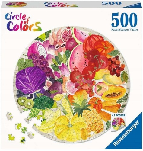 Puzzle 500 Owoce i warzywa, Ravensburger
