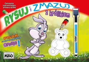 RYSUJ I ZMAZUJ Z KRÓLIKIEM, WYDAWNICTWO NIKO