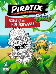PIRATIX. KSIĄŻKA DO KOLOROWANIA + FIGURKA