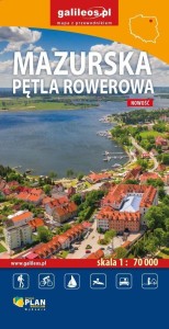 MAZURSKA PĘTLA ROWEROWA 1:70 000, PRACA ZBIOROWA