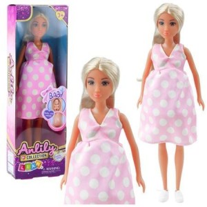 LALKA ANLILY W CIĄŻY, LEANTOYS