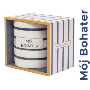 KUBEK PREZENTOWY MÓJ BOHATER, BE-HAPPY GIFTS