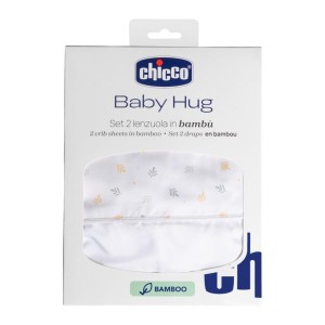 PRZEŚCIERADŁO BABY HUG G/D BAMBUSOWE FOLIAGE
