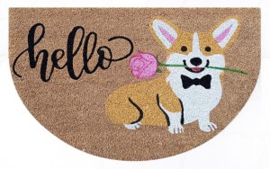 WYCIERACZKA KOKOSOWA Z NADRUKIEM 45X75CM CORGI