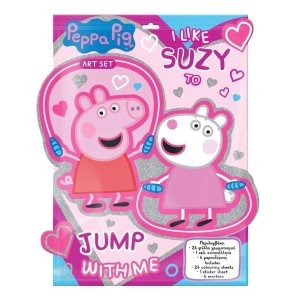 KOLOROWANKA Z NAKLEJKAMI PEPPA