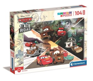 PUZZLE 104 MAXI SUPER KOLOR DISNEY CARS