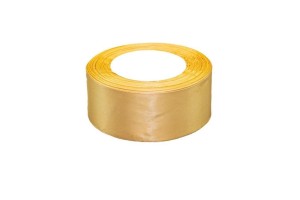 WSTĄŻKA SATYNOWA ZŁOTA 50MMX32M
