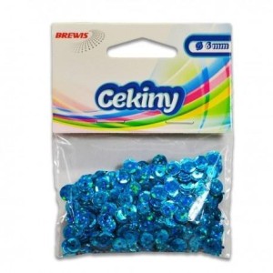CEKINY HOLOGRAMOWE H 110 J.NIEBIESKI