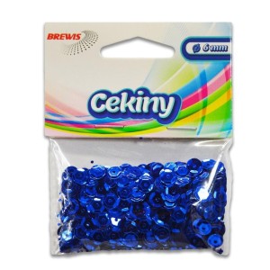 CEKINY BŁYSZCZĄCE B 190 NIEBIESKI