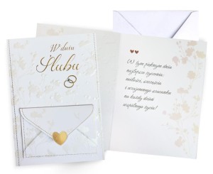 KARNET ŚLUB KOPERTA