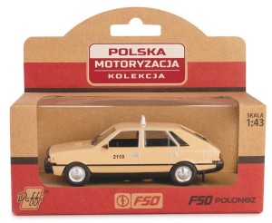 KOLEKCJA PRL FSO POLONEZ TAXI BEŻOWY, DAFFI