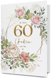 KARNET URODZINY 60