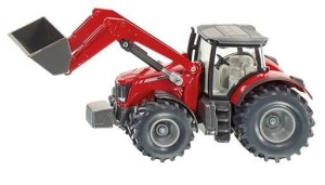 SIKU FARMER - TRAKTOR MASSEY FERGUSON Z ŁAD. S1985