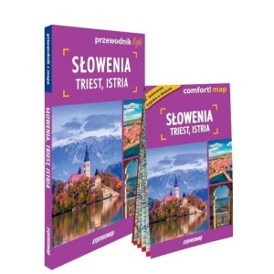 SŁOWENIA, TRIEST, ISTRIA LIGHT PRZEWODNIK + MAPA