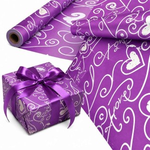 PAPIER OZDOBNY FIOLET MIŁOŚCI X-STRONG 35CMX20M
