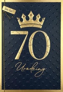 KARNET B6 URODZINY 70