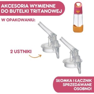 USTNIKI ZAPASOWE DO BUTELKI TRITANOWEJ 2SZT