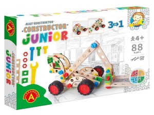 MAŁY KONSTRUKTOR JUNIOR - FORKLIFT TRUCK 3W1 ALEX