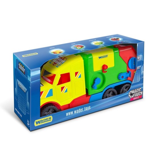 Magic Truck Basic Śmieciarka kontener, WADER