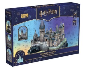 PUZZLE 3D HARRY POTTER ZAMEK HOGWART, CUBIC FUN
