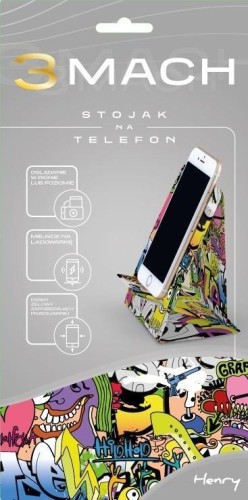 3MACH Stojak na telefon - Graffiti, Henry