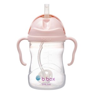 BIDON ZE SŁOMKĄ BLUSH 240ML, B.BOX FOR KIDS