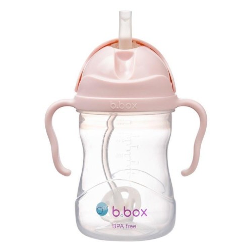 Bidon ze słomką Blush 240ml, B.box for kids