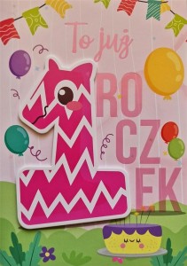 KARNET ROCZEK DZIEWCZYNKA