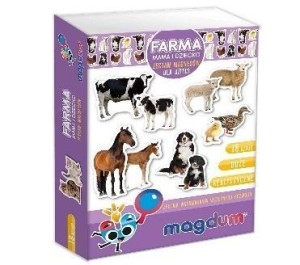 ZWIERZĘTA NA FARMIE - ZESTAW MAGNESÓW MV6032-08