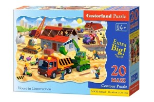 PUZZLE 20 MAXI - HOUSE IN CONSTRUCTION CASTOR