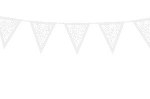 GIRLANDA PAPIEROWA PERŁOWY 19.5X3M