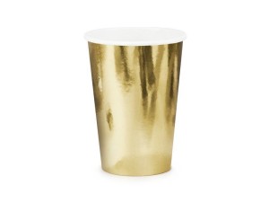 KUBECZKI ZŁOTE 220ML 6SZT
