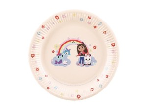 TALERZYKI KOCI DOMEK GABI 23CM 6SZT