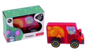 ZABAWKA DREWNIANA - TRAKTOR. TINY TAILS TREFL