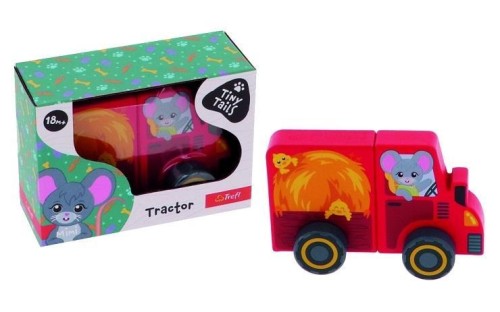 Zabawka drewniana - Traktor. Tiny Tails TREFL