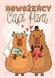 KARNET A5 ŚLUB CAPY PARY