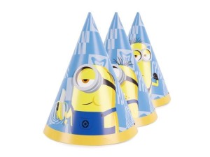 CZAPECZKI MINIONKI 16CM 6SZT