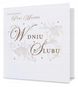 KARNET KWADRATOWY ŚLUB