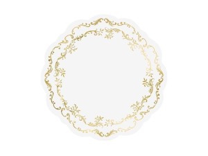 PODKŁADKI POD TALERZE ZŁOTY ORNAMENT 6SZT