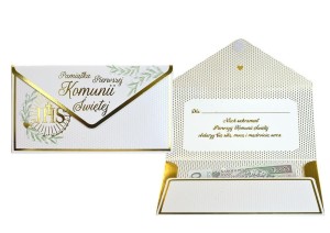 KOPERTA PODARUNKOWA KOMUNIA