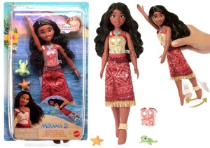 LALKA DISNEY VAIANA PŁYWAJĄCA, MATTEL