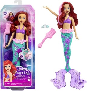 DISNEY PRINCESS. LALKA ARIELKA ZMIANA KOLORU HLW00