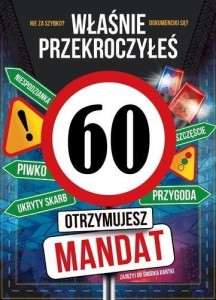 KARNET URODZINY 60