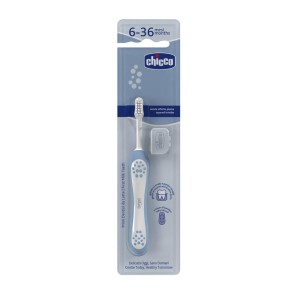 SZCZOTECZKA DO ZĘBÓW INDIGO 6-36M, CHICCO