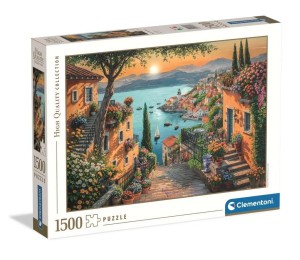 PUZZLE 1500 HQ STEPS TO THE HARBOR, CLEMENTONI